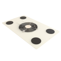 C2T2423F10CELG1 (C2TF Series Fan Top Panel - Hammond Manufacturing) - FAN TOP W/CABLE ENTRY 24X23