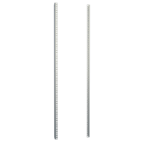 CPR42SZPL (CCR Series Mounting Rack Rails - Hammond Manufacturing) - 24U Pair of Square Hole Mounting Rails