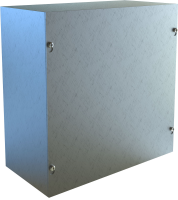 CSG16166 (CSG Series Type 1 Unpainted Galvanized Steel Junction Box - Hammond Manufacturing) - Natural Finish - 406mm x 406mm x 152mm