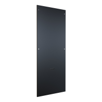 CSP8536BK1 (C2 Series Modular Equipment Storage Rack Cabinet - Hammond Manufacturing) - 49U 36D Solid Pair of Side Panels