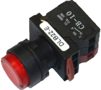 DLB22-E11RI (Elevation head switch 1a 1b, red cap AC.DC220-240 - Hylec APL Electrical Components)