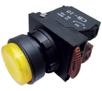 DLB22-E11YI (Elevation head switch 1a 1b, Yellow cap AC.DC220-240V - Hylec APL Electrical Components)