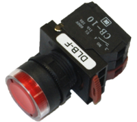 DLB22-F11RA (Flush head switch 1a 1b, red cap AC.DC24V - Hylec APL Electrical Components)