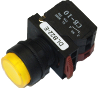 DLB22-F11YA (Flush head switch 1a 1b, Yellow cap AC.DC24V - Hylec APL Electrical Components)