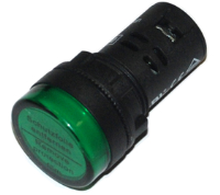 DLD22-GA (Pilot lamp flush head, green cap AC.DC24V - Hylec APL Electrical Components)