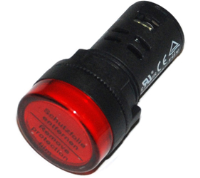 DLD22-RA (Pilot lamp flush head, red cap AC.DC24V - Hylec APL Electrical Components)