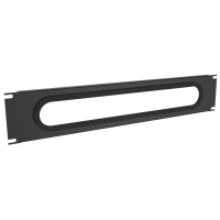 DNCE19BK1 (DNCE Series Cable Entry Rack Panel - Hammond Manufacturing) - 2U 19IN HCM CABLE ENTRY PANEL