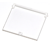 DNMB/3HPC (60mm & 73mm Hinged panel cover clear, enclosure 3 - Hylec APL Electrical Components)