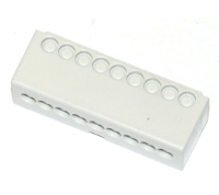 DNMB/3TG/5PN1 (Perforated & numbered terminal cover for DIN Rail enclosures, enclosure 3, 1-9 - Hylec APL Electrical Components)