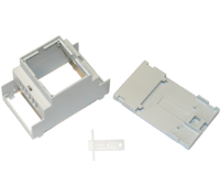DNMB/3V/2 (60mm Vented DIN Rail enclosure with solid top, enclosure 3 - Hylec APL Electrical Components)