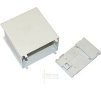 DNMB/3VST/2 (60mm Vented DIN Rail enclosure with open top, enclosure 3 - Hylec APL Electrical Components)