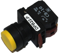 DPB22-P11Y (Elevation head alternate action push button 1a 1b yellow cap - Hylec APL Electrical Components)