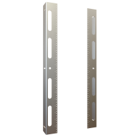 EPDHR19 (EN4DH Series NEMA Rated Swing-Out Wall Mount Cabinet - Hammond Manufacturing) - 19U Pair of Tapped 10-32 Rails for EN4DH
