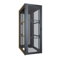 H13042U48BK (H1 Series Data Center Server Cabinet - Hammond Manufacturing) - 42U 30W 48D H1 Data Center Server Cabinet (Black)