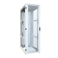 H13048U48WH (H1 Series Data Center Server Cabinet - Hammond Manufacturing) - 48U 30W 48D H1 Data Center Server Cabinet (White)