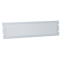 PPFS19005LG2 (PPFS Series Rack Plates - Hammond) - Light Grey - 483mm x 2mm x 133mm - 16 Gauge Steel