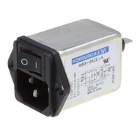 RIR306CEH (RIR3 Series IEC Inlet FIlter with Switch - Roxburgh EMC Components)
