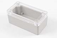 RP1030C (RP Series Enclosures - Ritec) - Off-White / Clear Lid - 95mm x 50mm x 40mm - Polycarbonate - IP65
