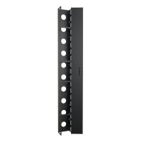 RRCM844UD (RRCM Series Vertical Cable Manager with Door - Hammond Manufacturing) - 44U Heavy Duty 8 Wide by 6 deep vertical cable manager with hinged door