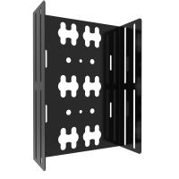 RSB118 (RSB Series Vertical Manager Rack Spacer Bracket - Hammond Manufacturing) - 11 X 8 RACK SPACER 2-PACK