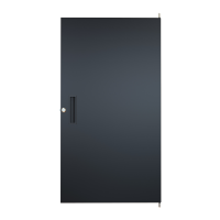 RSDF19035BK1 (RSD Series Locking Doors - Hammond Manufacturing) - SOLID FLUSH DOOR