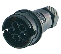 THB.405.A2A.AG.Z (TeePlug 5 pole Screw silver plated terminal 7mm to 14mm cable diameter, 4 mm max conductor size IP68 17.5A 400V 1 cable entry, assembled - Hylec APL Electrical Components)