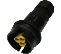 THB.408.A2G (TeePlug to be used with THB.408, 2 pole Screw terminal 7mm to 14mm cable diameter, 4 mm max conductor size IP68 17.5A 400V 1 cable entry - Hylec APL Electrical Components)