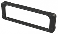 ZDB1 (E-Case D ABS End Bezel - Lincoln Binns) - Black - 169.4mm x 53.5mm x 10mm - ABS Plastic