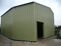 Steel Farm Shed For Machinery Storage