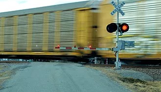 Full Trailer Loads Rail Freight Service