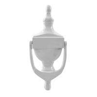 Victorian Urn Style Traditional Door Knocker - White
