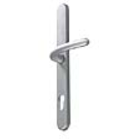 Universal 92mm PZ Lever/Lever Door Handle - Extra Long Back-Plate - White