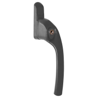 Q-Line Espag Locking Window Handle - Right Hand, Anthracite Grey