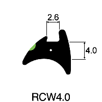 RC Wedge Gasket 4.0mm x 2.6mm
