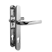 Q-Line Coastline Lever/Lever Handle with Long Backplate - PVD Chrome