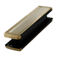 Q-Line Coastline Stainless Steel Letterbox - Stainless Steel PVD Gold