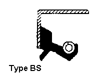 Type BS - A semi-dual rotary shaft seal