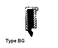 Type BG - A single sealing element