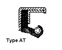 Type AT - A point contact single lip shaft seal