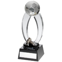 Glass Football Award - 3 Sizes Hertfordshire