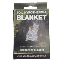 Foil Hypothermia Blanket - Light & Compact!