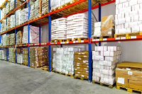 White Warehouse Racking Labels