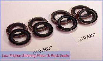 Low Friction Steering Pinion Seals
