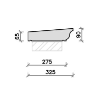 CS15 Moulded Once Weathered Coping Stone