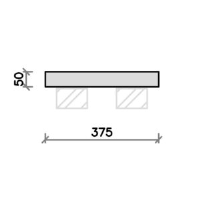 CS20 Plain Flat Top Coping Stone