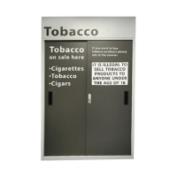 Shop Cigarette Gantry Tobacco Point of Sale Display Cabinet