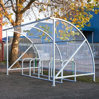 10 Bike Shelter | Harby 10 Cycle Shelter