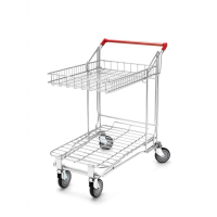 Flatbed Shopping Trolley Top Basket | Foldable 27 Litre Top Basket