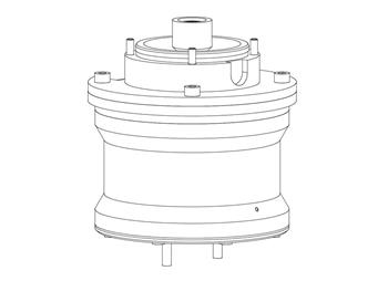 Down Holder With Disc Springs