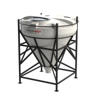 2,000 Litre 60° Closed Top Cone Tank